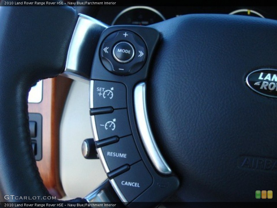 Navy Blue/Parchment Interior Controls for the 2010 Land Rover Range Rover HSE #59600904