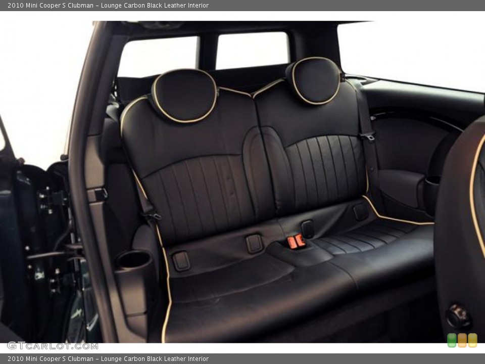 Lounge Carbon Black Leather Interior Photo for the 2010 Mini Cooper S Clubman #59601420
