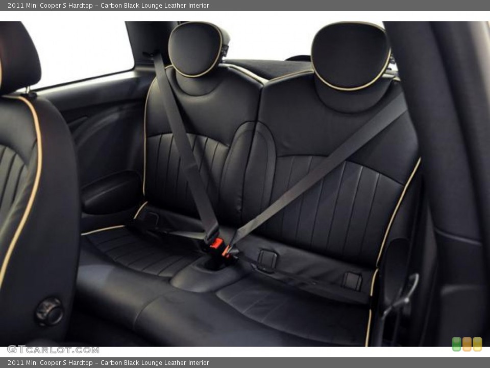Carbon Black Lounge Leather Interior Photo for the 2011 Mini Cooper S Hardtop #59601672