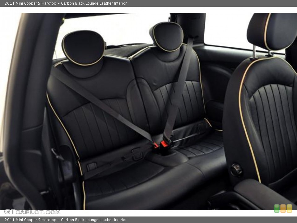 Carbon Black Lounge Leather Interior Photo for the 2011 Mini Cooper S Hardtop #59601735