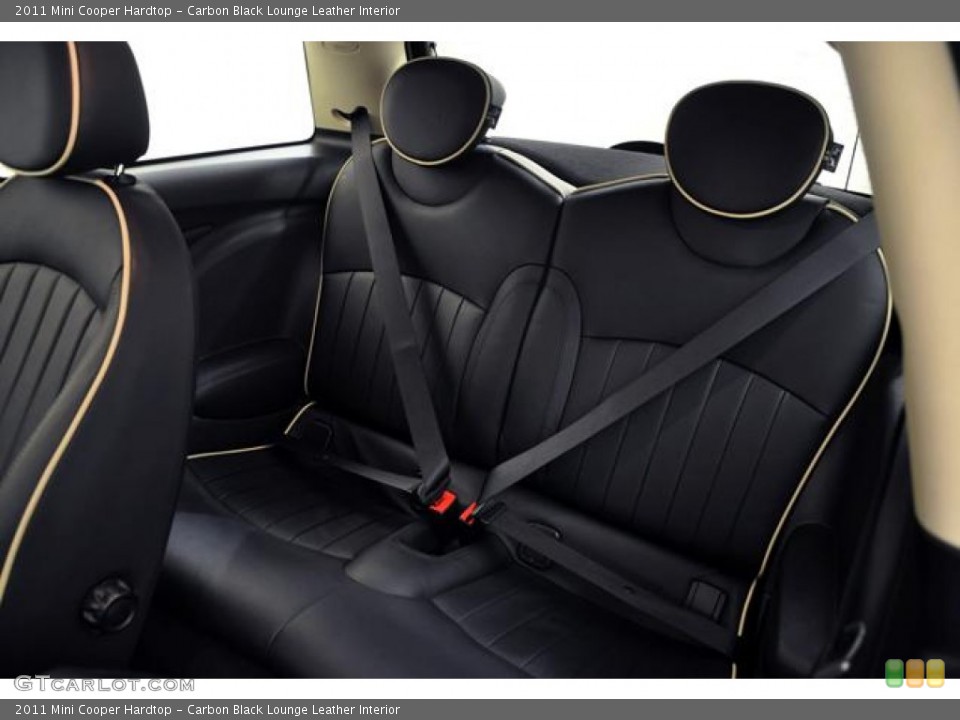 Carbon Black Lounge Leather Interior Photo for the 2011 Mini Cooper Hardtop #59601972