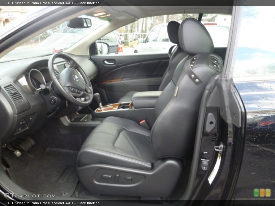 Black Interior Photo for the 2011 Nissan Murano CrossCabriolet AWD #59601999