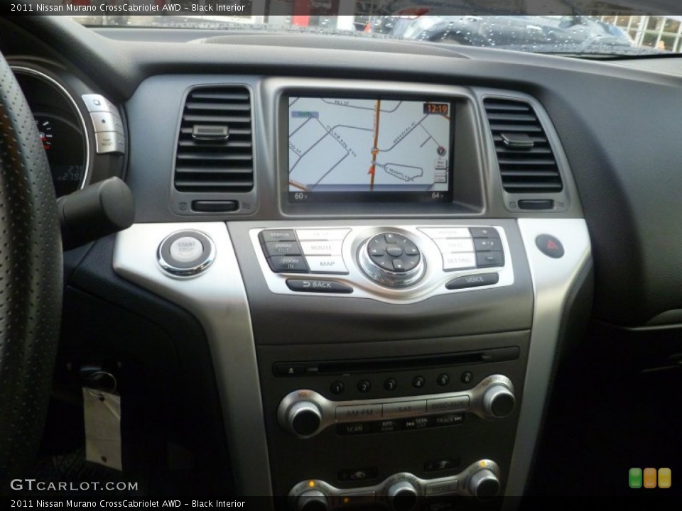 Black Interior Navigation for the 2011 Nissan Murano CrossCabriolet AWD #59602053