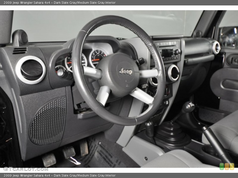 Dark Slate Gray/Medium Slate Gray Interior Photo for the 2009 Jeep Wrangler Sahara 4x4 #59602191