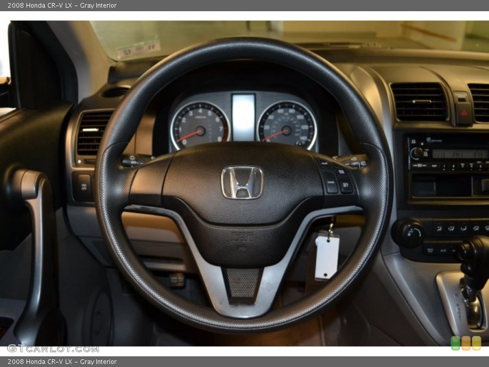 Gray Interior Steering Wheel for the 2008 Honda CR-V LX #59602587