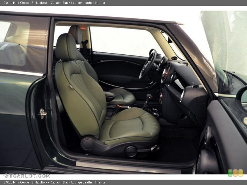 Carbon Black Lounge Leather Interior Photo for the 2011 Mini Cooper S Hardtop #59602881
