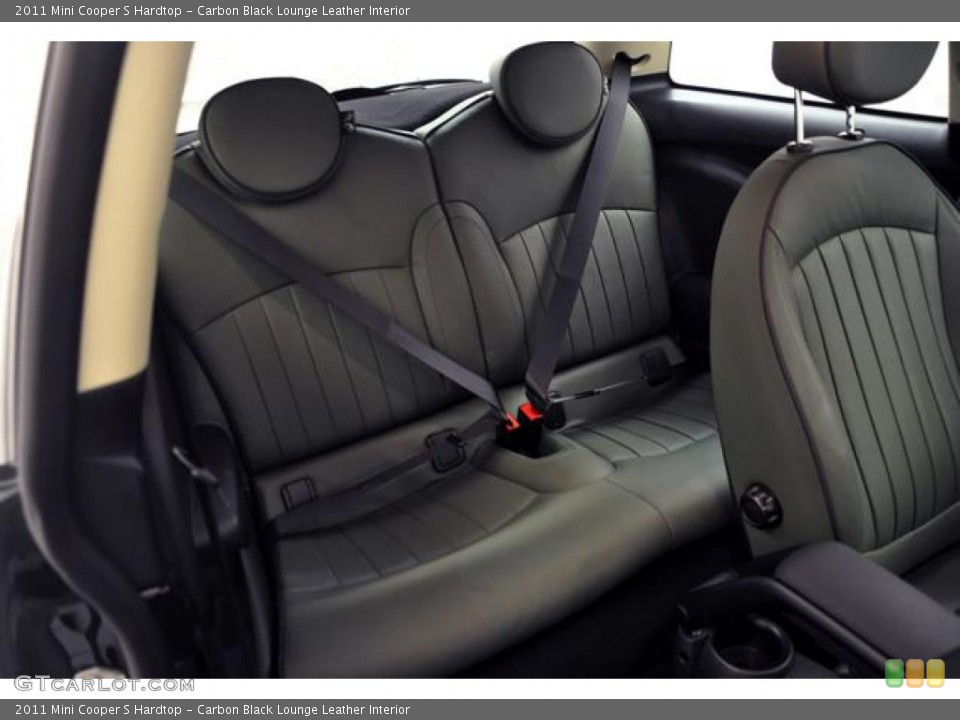 Carbon Black Lounge Leather Interior Photo for the 2011 Mini Cooper S Hardtop #59602893