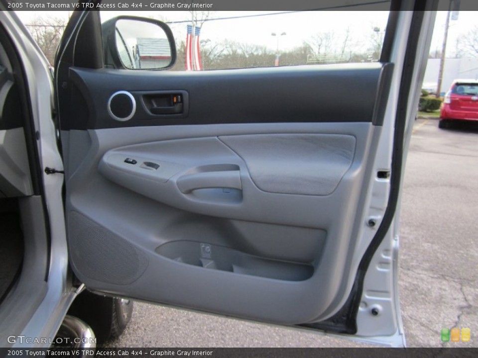 Graphite Gray Interior Door Panel for the 2005 Toyota Tacoma V6 TRD Access Cab 4x4 #59602974