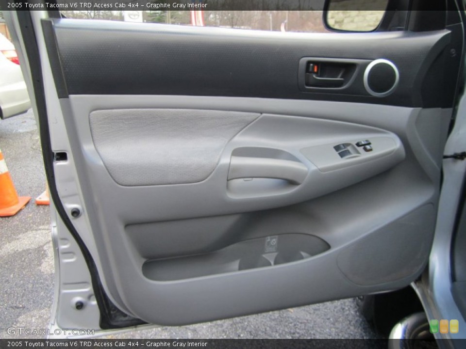 Graphite Gray Interior Door Panel for the 2005 Toyota Tacoma V6 TRD Access Cab 4x4 #59603007