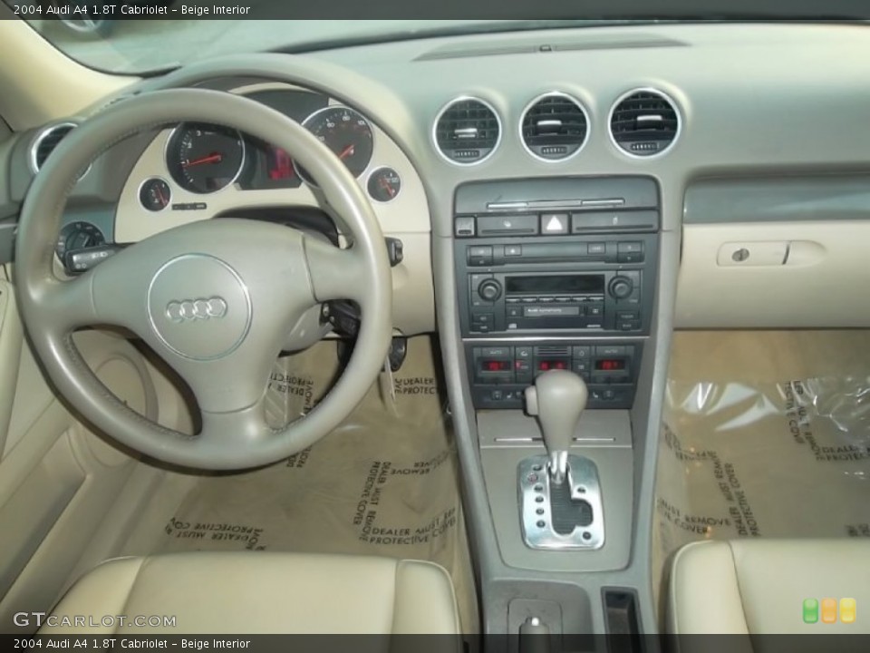Beige Interior Dashboard for the 2004 Audi A4 1.8T Cabriolet #59603928