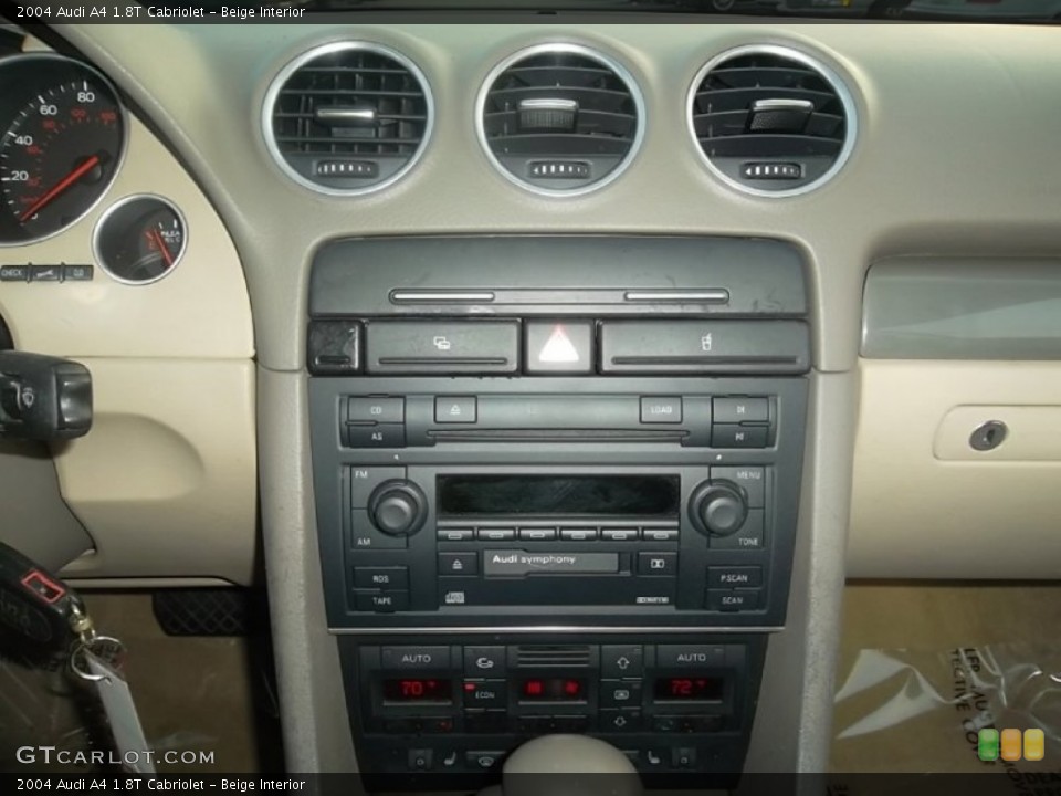 Beige Interior Controls for the 2004 Audi A4 1.8T Cabriolet #59603946