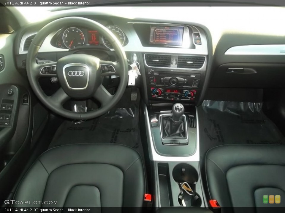 Black Interior Dashboard for the 2011 Audi A4 2.0T quattro Sedan #59604552