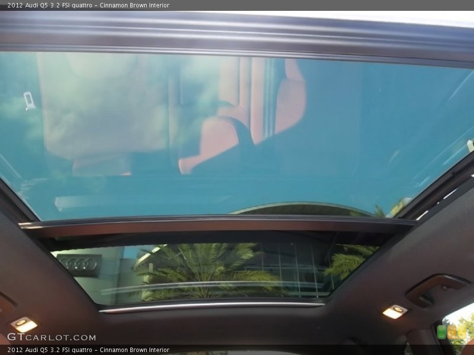 Cinnamon Brown Interior Sunroof for the 2012 Audi Q5 3.2 FSI quattro #59604882