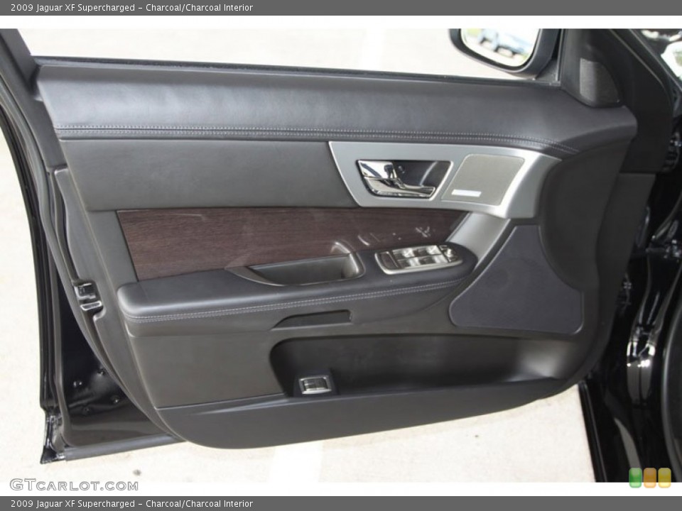 Charcoal/Charcoal Interior Door Panel for the 2009 Jaguar XF Supercharged #59605335