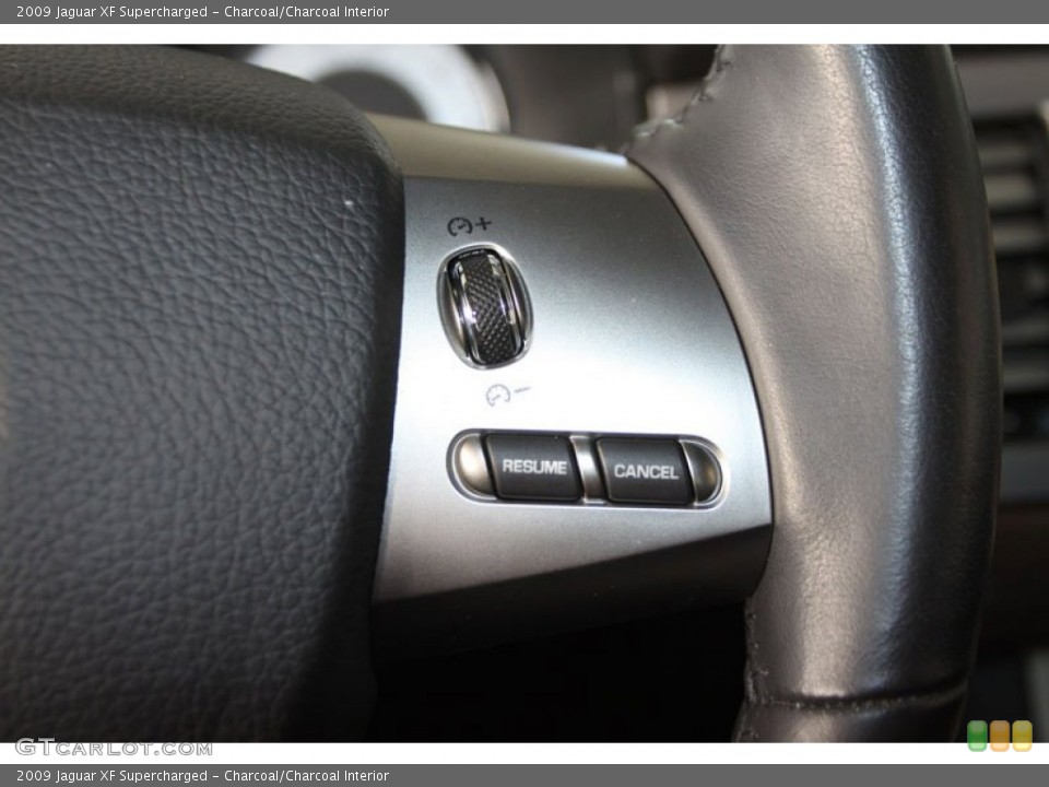 Charcoal/Charcoal Interior Controls for the 2009 Jaguar XF Supercharged #59605461