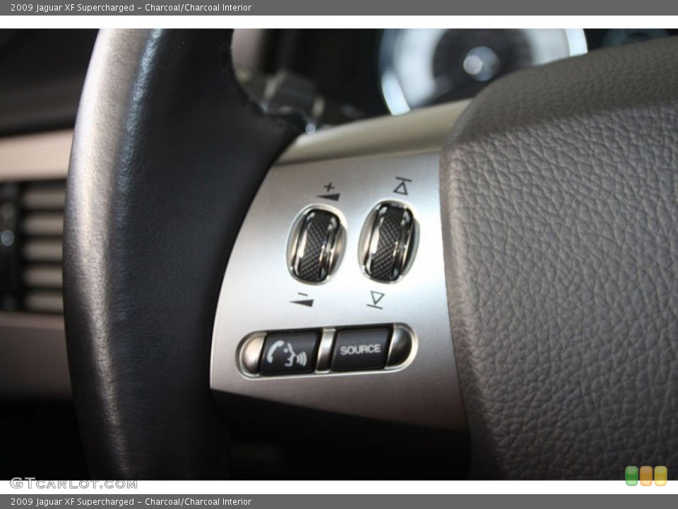 Charcoal/Charcoal Interior Controls for the 2009 Jaguar XF Supercharged #59605470