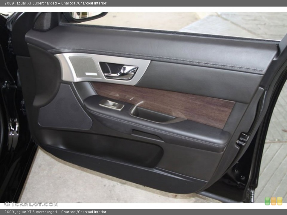 Charcoal/Charcoal Interior Door Panel for the 2009 Jaguar XF Supercharged #59605599