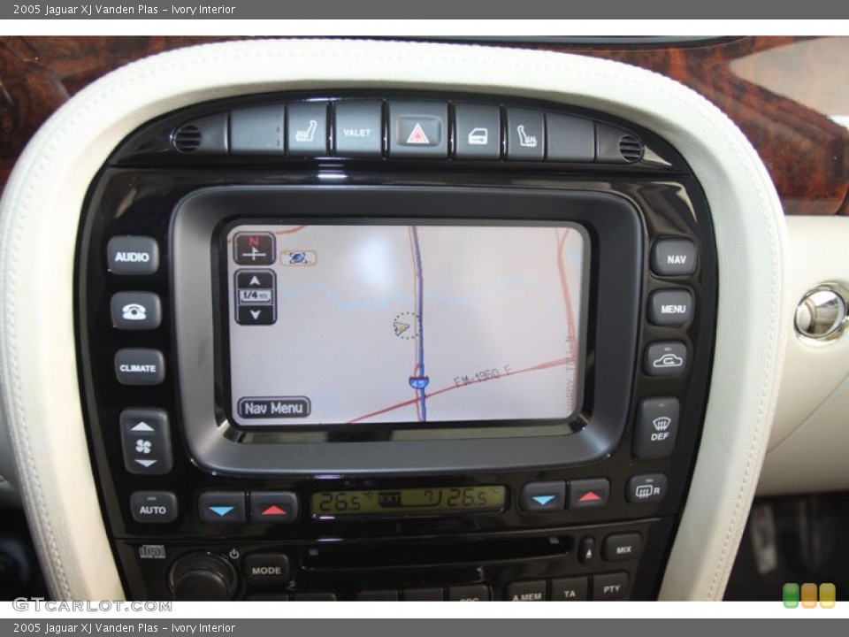 Ivory Interior Navigation for the 2005 Jaguar XJ Vanden Plas #59605884