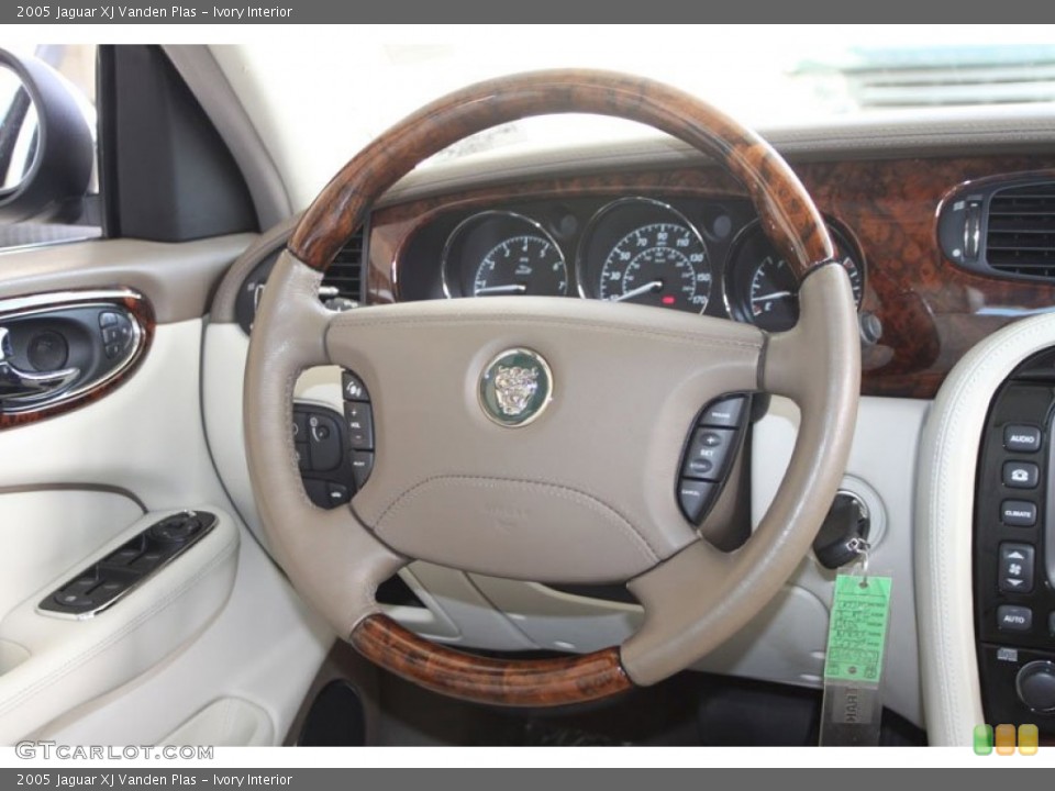 Ivory Interior Steering Wheel for the 2005 Jaguar XJ Vanden Plas #59605998