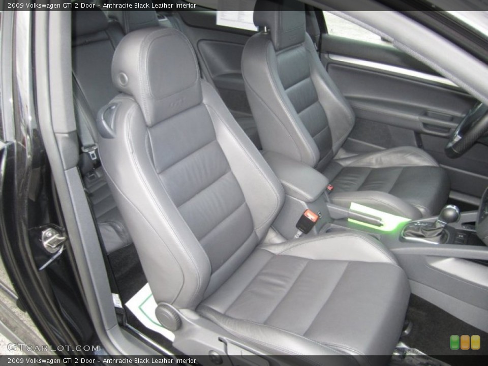 Anthracite Black Leather Interior Photo for the 2009 Volkswagen GTI 2 Door #59606928
