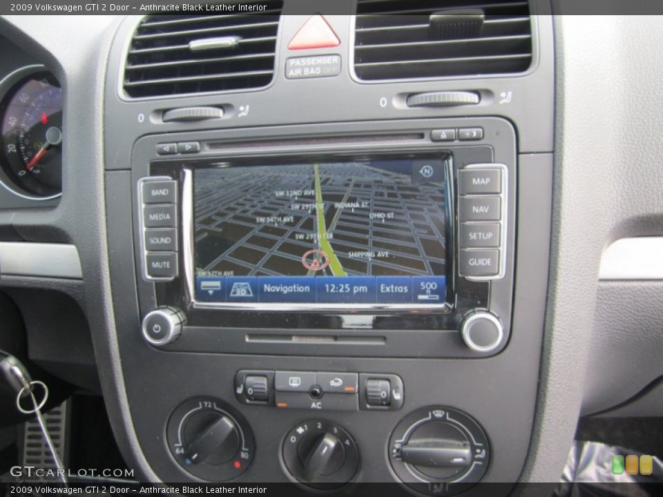 Anthracite Black Leather Interior Controls for the 2009 Volkswagen GTI 2 Door #59606955