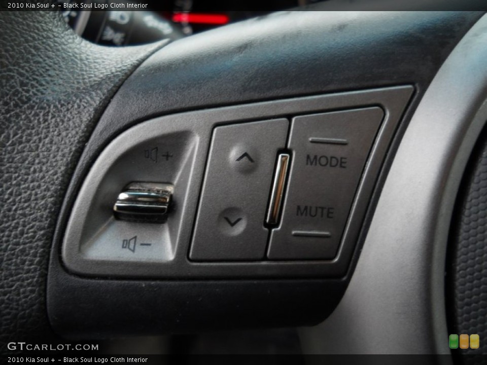 Black Soul Logo Cloth Interior Controls for the 2010 Kia Soul + #59607060