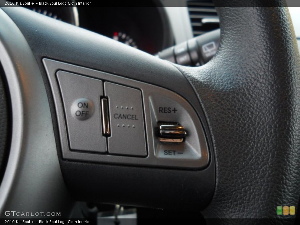 Black Soul Logo Cloth Interior Controls for the 2010 Kia Soul + #59607066