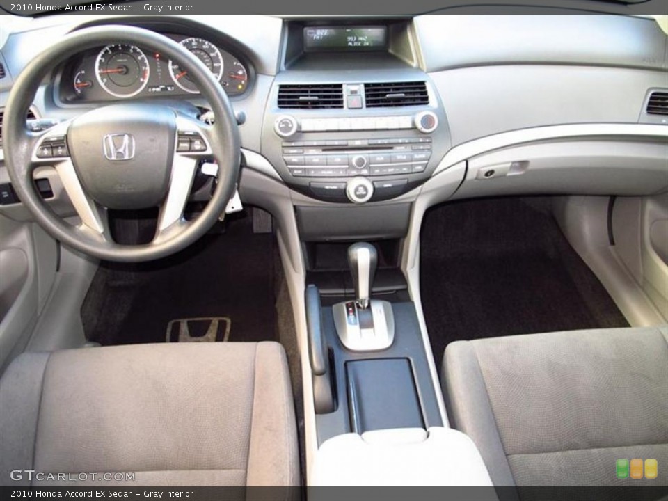 Gray Interior Dashboard for the 2010 Honda Accord EX Sedan #59607360