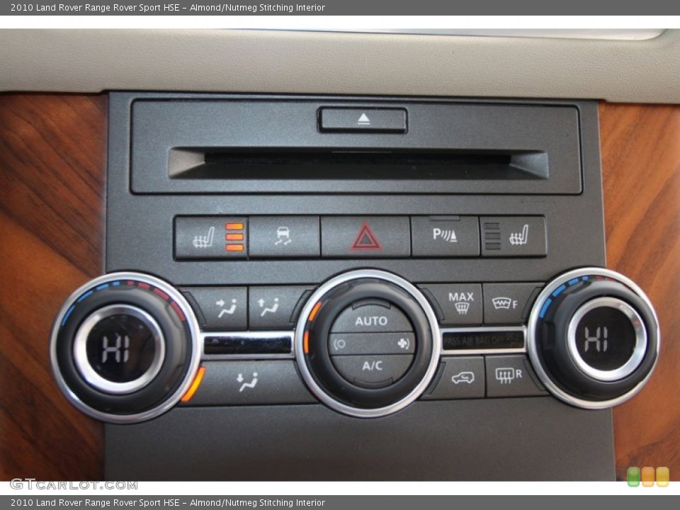 Almond/Nutmeg Stitching Interior Controls for the 2010 Land Rover Range Rover Sport HSE #59607381