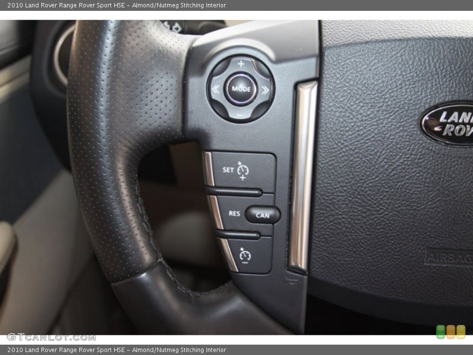 Almond/Nutmeg Stitching Interior Controls for the 2010 Land Rover Range Rover Sport HSE #59607441