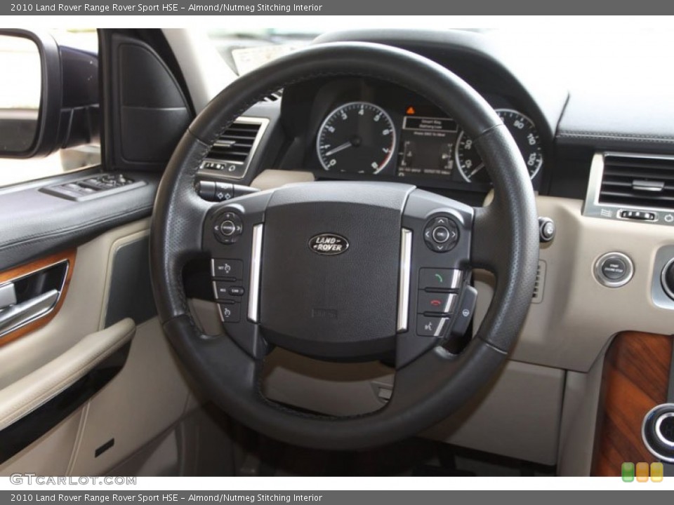 Almond/Nutmeg Stitching Interior Steering Wheel for the 2010 Land Rover Range Rover Sport HSE #59607486