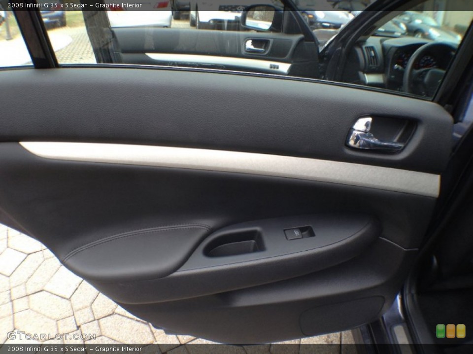 Graphite Interior Door Panel for the 2008 Infiniti G 35 x S Sedan #59608359