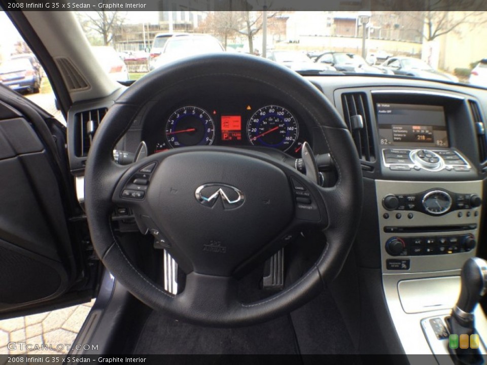 Graphite Interior Steering Wheel for the 2008 Infiniti G 35 x S Sedan #59608398