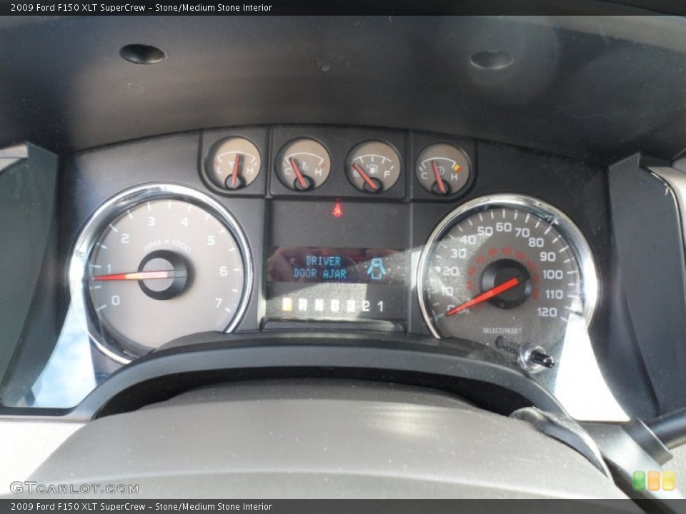 Stone/Medium Stone Interior Gauges for the 2009 Ford F150 XLT SuperCrew #59609142