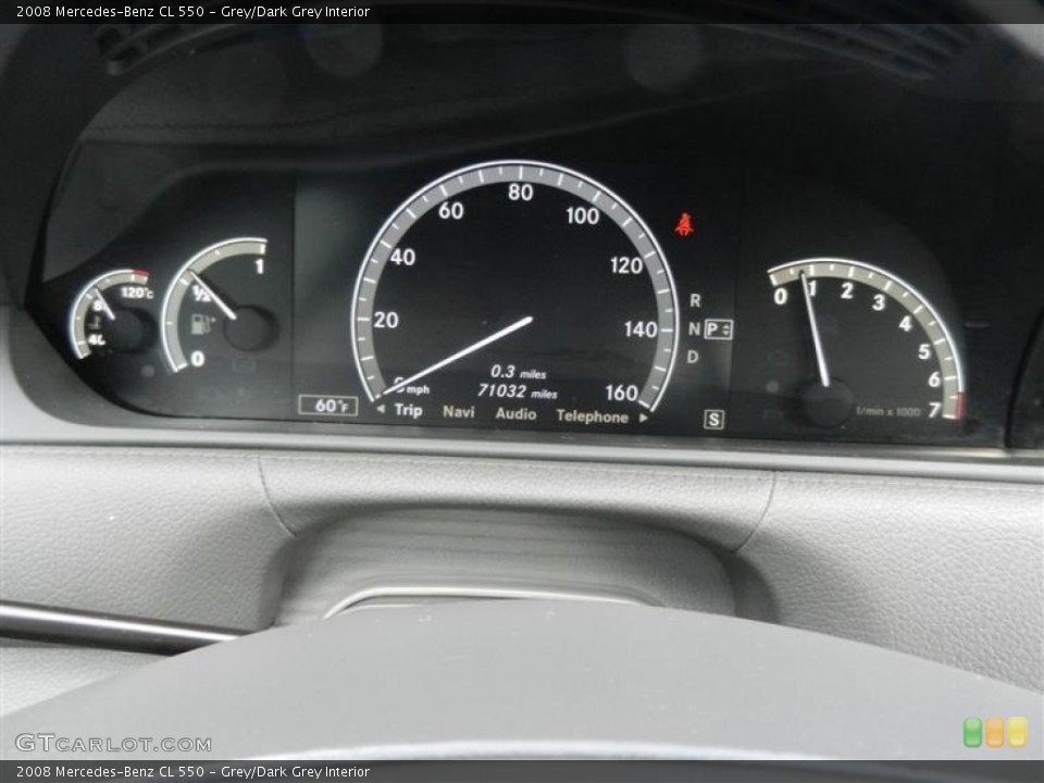 Grey/Dark Grey Interior Gauges for the 2008 Mercedes-Benz CL 550 #59609184