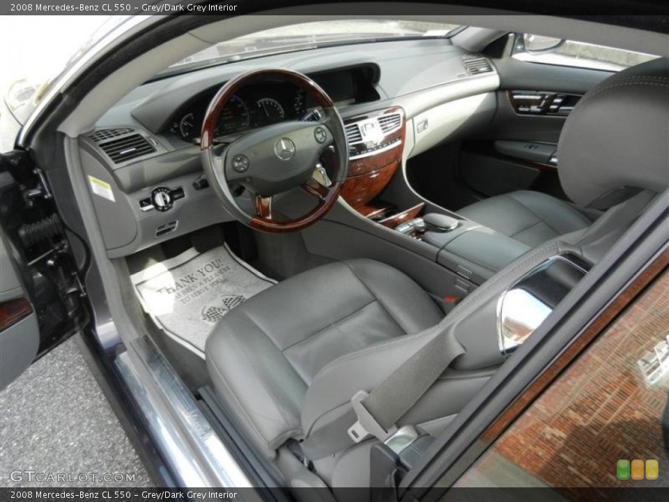 Grey/Dark Grey Interior Photo for the 2008 Mercedes-Benz CL 550 #59609475