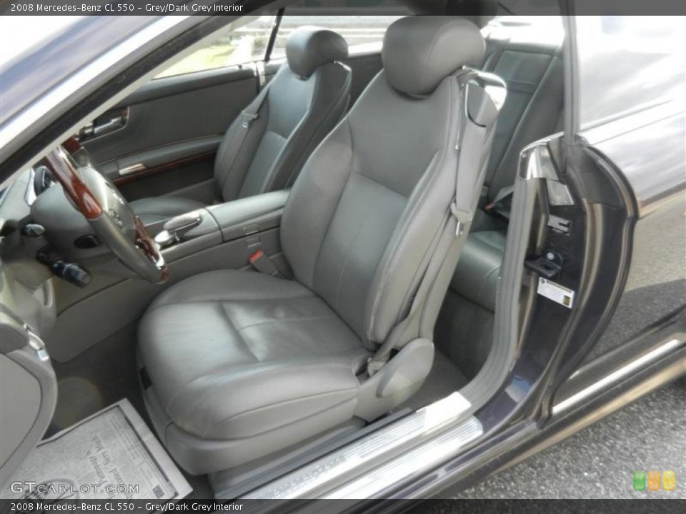 Grey/Dark Grey Interior Photo for the 2008 Mercedes-Benz CL 550 #59609496