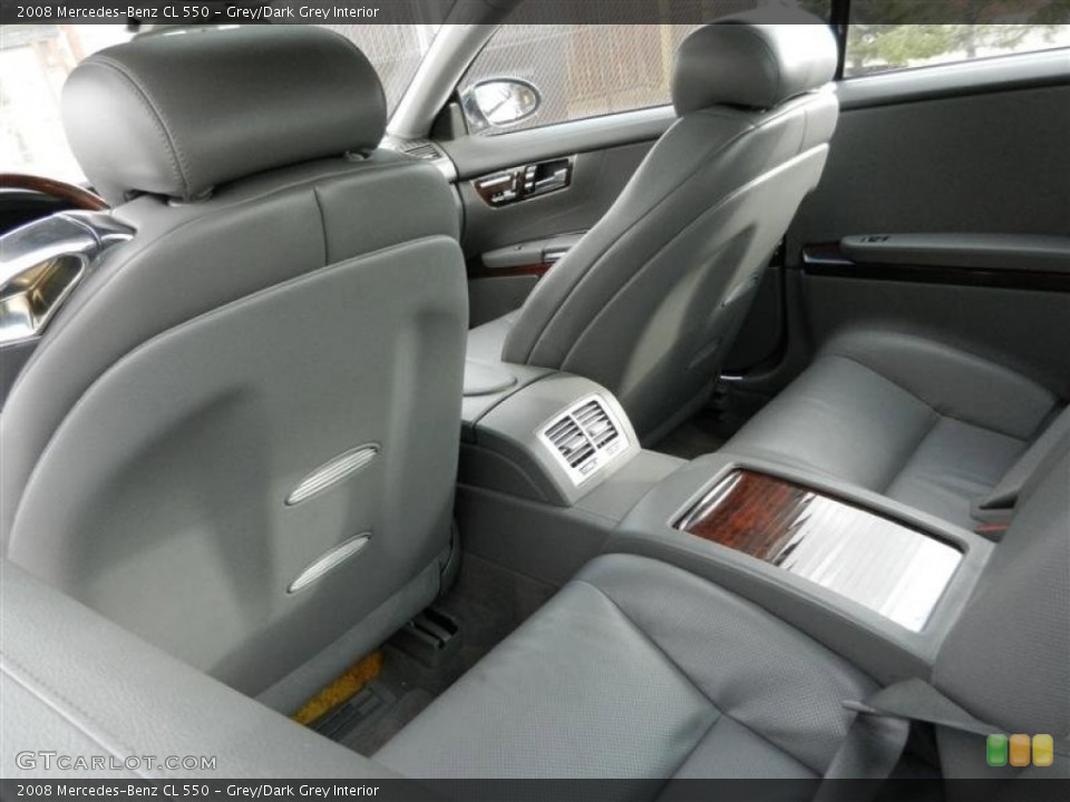Grey/Dark Grey Interior Photo for the 2008 Mercedes-Benz CL 550 #59609502