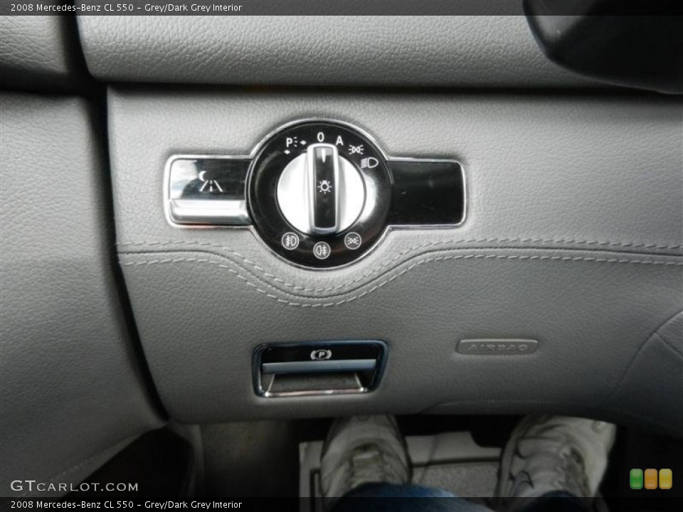 Grey/Dark Grey Interior Controls for the 2008 Mercedes-Benz CL 550 #59609604