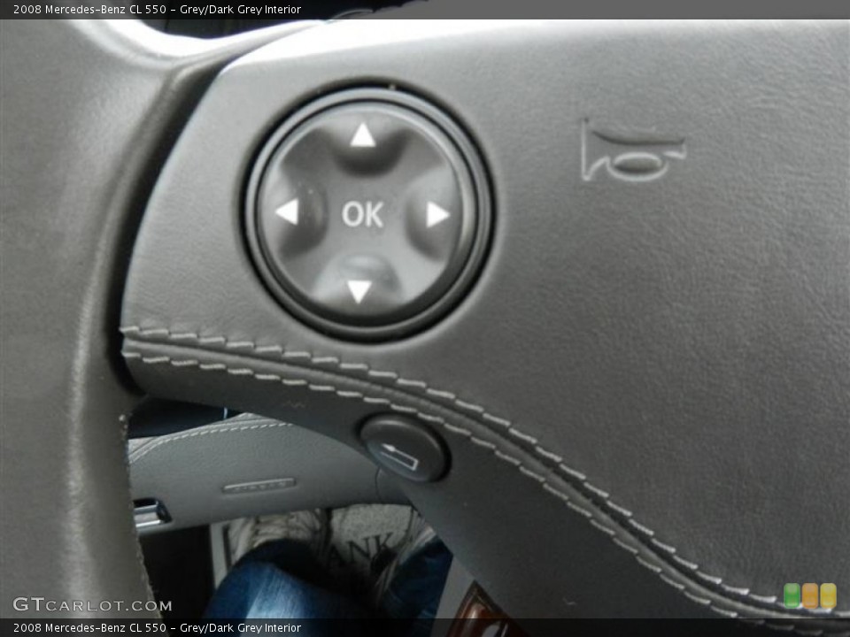 Grey/Dark Grey Interior Controls for the 2008 Mercedes-Benz CL 550 #59609610