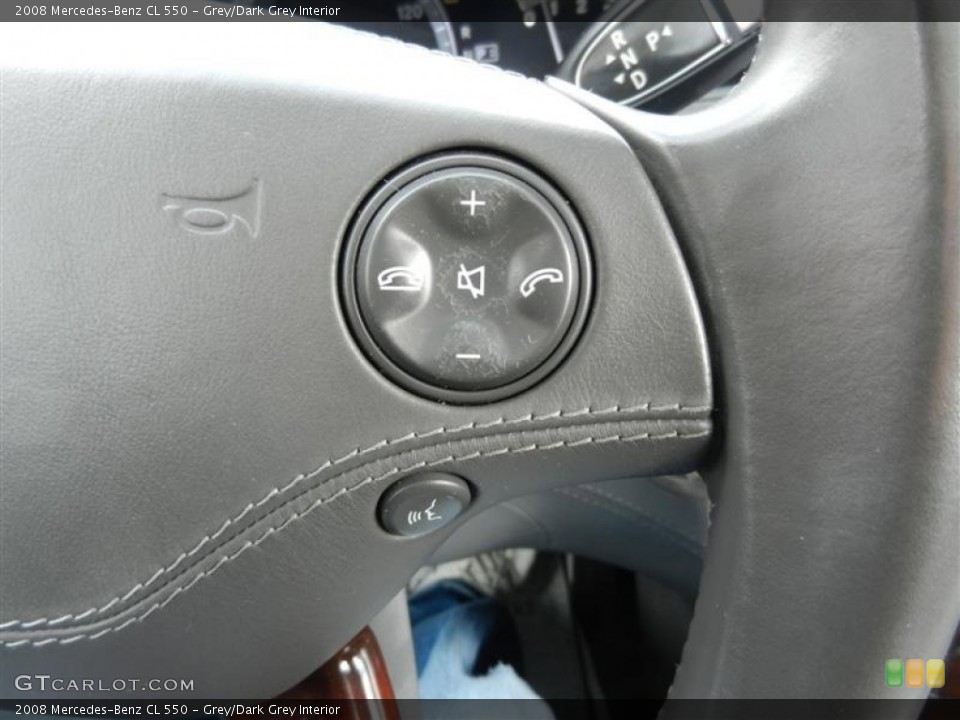 Grey/Dark Grey Interior Controls for the 2008 Mercedes-Benz CL 550 #59609619