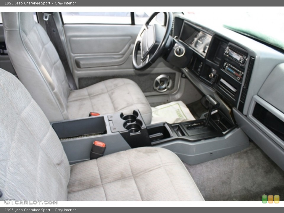 Grey Interior Photo For The 1995 Jeep Cherokee Sport
