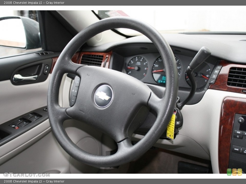 Gray Interior Steering Wheel for the 2008 Chevrolet Impala LS #59610291