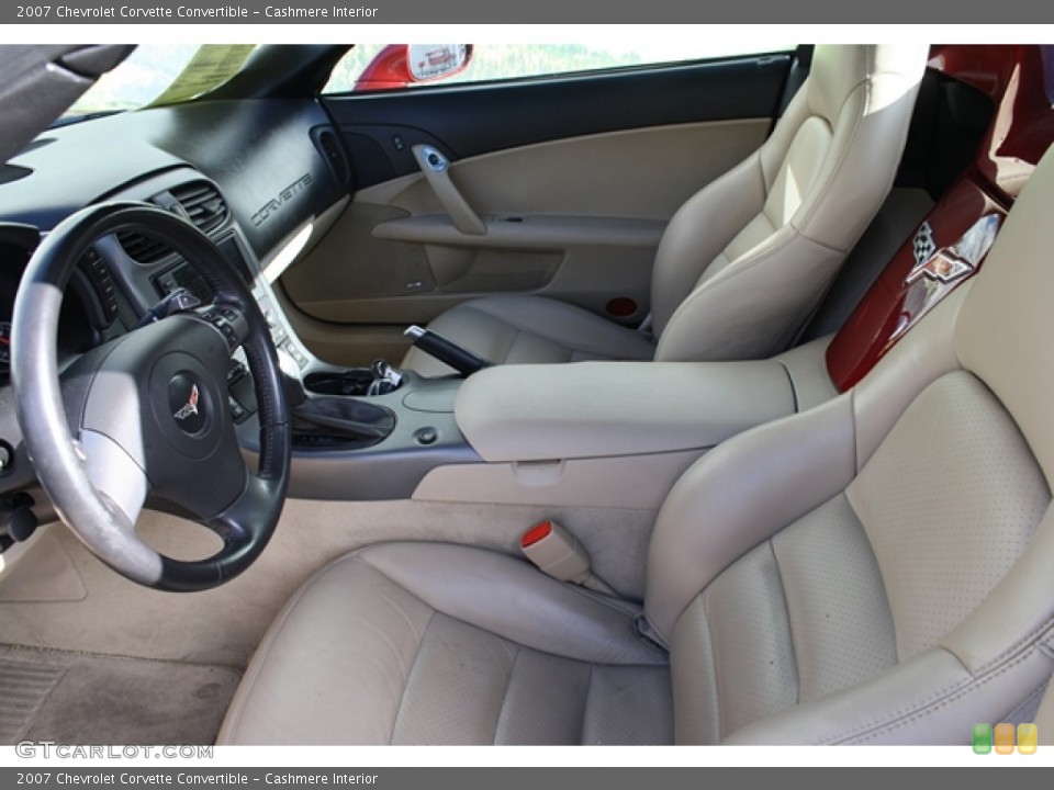 Cashmere Interior Photo for the 2007 Chevrolet Corvette Convertible #59611200