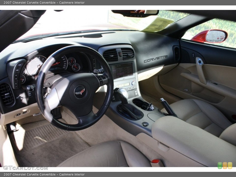 Cashmere Interior Prime Interior for the 2007 Chevrolet Corvette Convertible #59611210