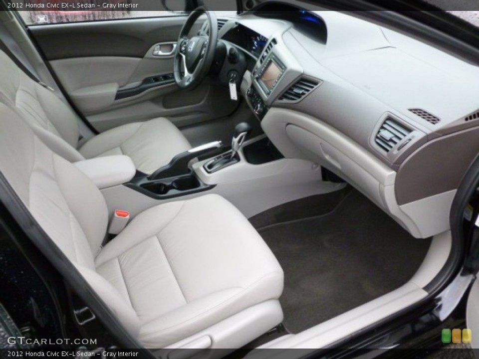 Gray Interior Photo for the 2012 Honda Civic EX-L Sedan #59611630