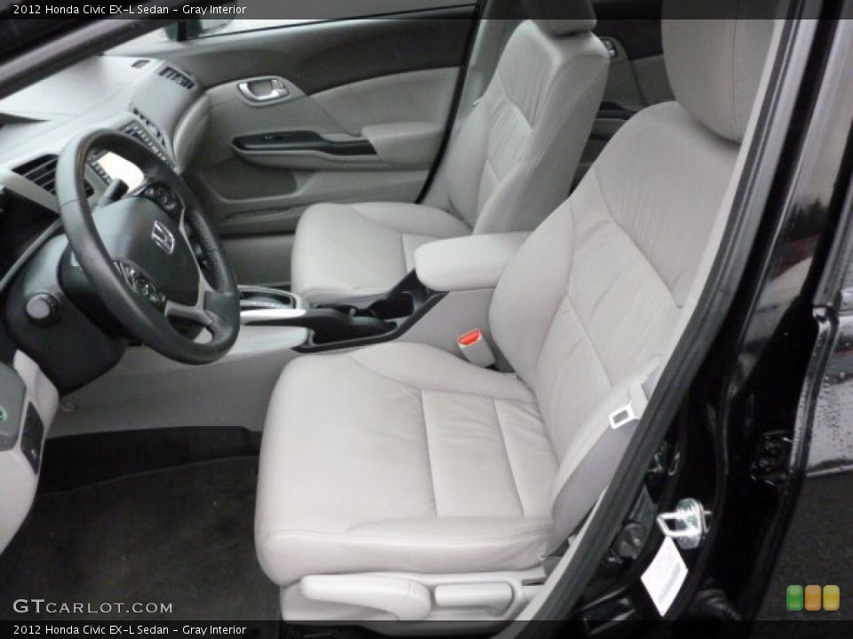 Gray Interior Photo for the 2012 Honda Civic EX-L Sedan #59611651