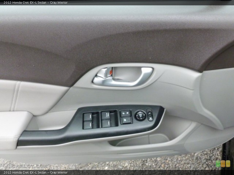 Gray Interior Controls for the 2012 Honda Civic EX-L Sedan #59611668
