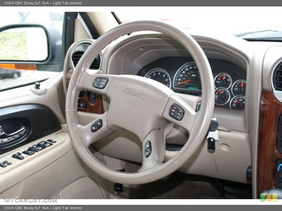 Light Tan Interior Steering Wheel for the 2004 GMC Envoy SLT 4x4 #59612316
