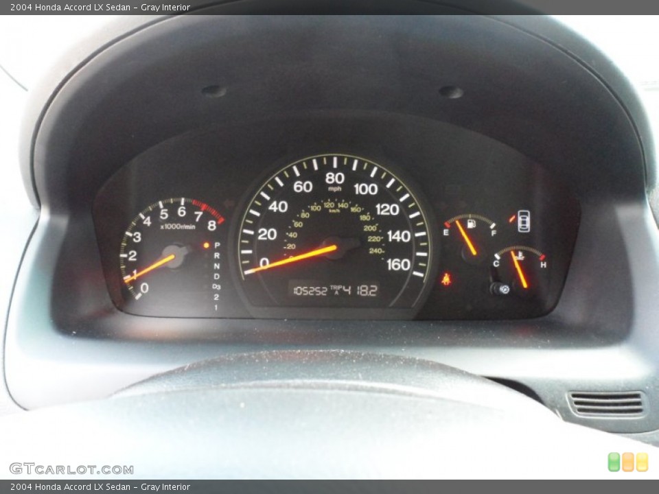Gray Interior Gauges for the 2004 Honda Accord LX Sedan #59612346